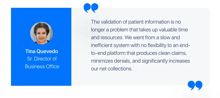 Tina Quevedo, Avero Diagnostics